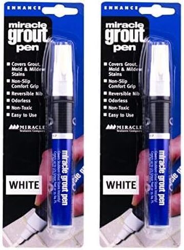 Miracle Sealants GRTPENWHT Grout Pen, White (Pack of 2) in Saudi Arabia