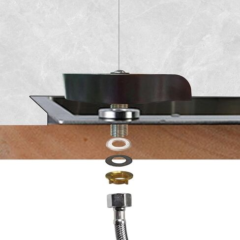 جهاز تنظيف تلقائي لحوض المطبخ بزاوية 360 درجة، غسالة أكواب زجاجية ABS دوارة لتنظيف زجاجات الأطفال للمنزل والمقهى والبار (أسود) in Kuwait