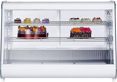 Beverage Refrigerator, 5.3 Cu.ft Commercial Display Refrigerator Merchandise for Home Restaurant Grocery Stores, 2 Glass Door Merchandiser Refrigerator,3 Shelves in Kuwait