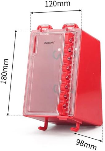 قفل Tagout اقفال الصناديق مجموعة قفل مربع أقفال مثبتة على الحائط قفل خارج العلامة خارج محطة 8 مواقف قفل وفتحة مفتاح 1 in Saudi Arabia
