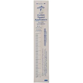 Medline Sterile Cotton-Tipped Wood Applicators, 6", Medical Supply Essentials, 2/Pack, Pack of 5