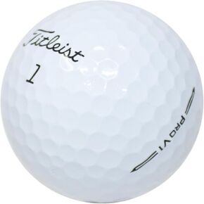 LostGolfBalls - 12 Titleist Pro V1 Golf Balls in Mint Condition, 2023 Year Model, No Logos, No Player Markings, Refinished Used Golf Balls, Quality Guaranteed, White