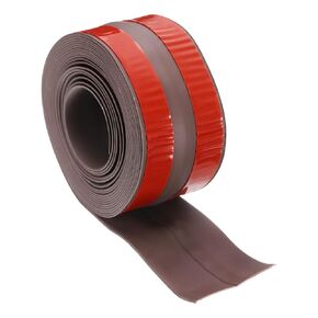 uxcell 126"×1.5" Caulk Tape Waterproof Tape Not Go Moldy Self Adhesive Shower Tape Caulk Strips for Kitchen Countertop,Bathroom Toilet Floor Brown