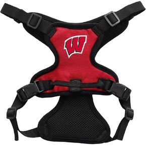 Littlearth Wisconsin Badgers NCAA Front Clip Pet Harness