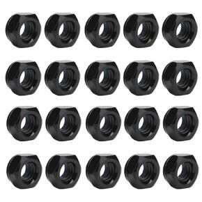 20Pcs M6 Four Pronged T-Nuts Zinc Plated Carbon Steel Claw Nuts Blind Threaded Tee Nuts Four Pronged Threaded Inserts for Woodworking Furniture