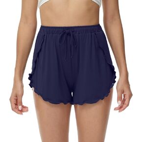 WiWi Shorts for Women Soft Women's Short Pents Casual Sleep Bottoms Yoga Pj-Viscose from Bamboo S-XXL