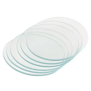 YOKIVE 12 Pcs Watch Glass Beaker Cover, Lab Watch Glasses Cover Lids | Laboratory Supplies, Great for Science Chemical Experiment (Transparent, 2.76-Inch)