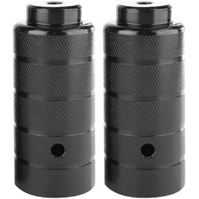 1 Pair Bike Pegs 4.3in Steel Bicycle Foot Stand Pegs Large Load Capacity BMX Pegs for Mountain Bike,Show Bikes (Black)