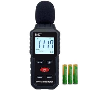Digital Sound Level Meter,Sound Meter for Classroom Home Street,30-130dBA dB Meter to Measure Noise,Noise Decibel Reader,Audio Sound Tester,Sound Testing equipmetent,Sound Measurement Device