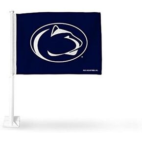 Rico Industries NCAA Penn State Nittany Lions - PSU Primary Double Sided Car Flag 16 x 19.5-"