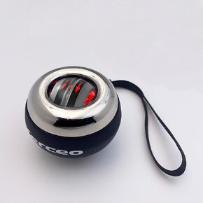 All-Metal Auto-Start Power Gyro Ball, with LED Light, for Wrist & Forarm Training