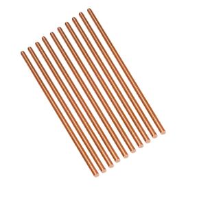 2PCS Pure Copper Round Rod (Diameter 9mm Length 200mm) 99.9% Solid Copper Rod,Used for Metal Working and Metal DIY Process