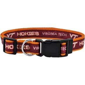Pets First Collegiate Pet Accessories, Dog Collar, Virginia Tech Hokies, Large