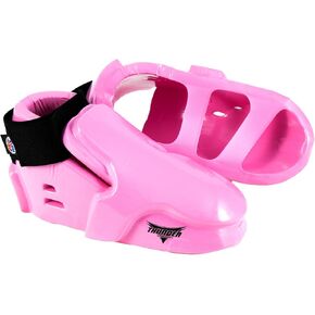 Proforce Thunder Double Layered Kicks Karate Sparring Shoes - Pink - Ch. Small - 1/2