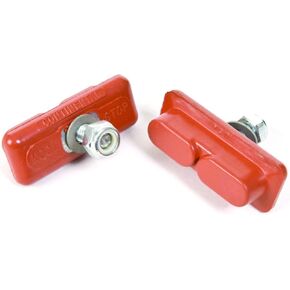 Kool-Stop Continental, Caliper Pads, Threaded Posts, Salmon, Pair