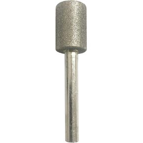 NGe 1 Pcs 25mm Cylinder Head Diamond Coated Mounted Points Grinding Bit - 6mm Shank