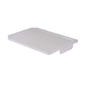 Pack of 8 Clip on Translucent Lids, Fits All Standard F Trays, Easily See and Secure Contents, Universal fit for all size Bins (8 Pack)