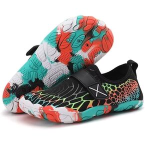 Water Shoes for Kids Boys Girls Non-Slip Breathable Hiking Sports Swim Pool Beach Sandal Quick Dry Lightweight Outdoor Indoor Shoes for Little Big Kid