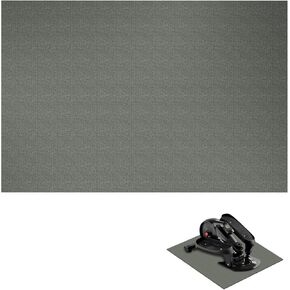 Ellipse Machine Non-Slip Mat Suitable for Under Desk Elliptical Peddler Mini Cycles Mini Elliptical Exercise Bikes and Ellipse Leg Exerciser Machine for Seniors Home Sports Mat（Dark Grey）