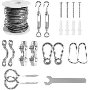 NQB Steel Suspension Kit - Golf Net Baseball Net Steel Hanging Kit for Easy Installation