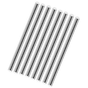 Stainless Steel Rod 6mm(0.236"),8Pcs 406mm(15.98") Length 6mm(0.236") Diameter 304 Stainless Steel Round Rod,Metal Solid Shaft Rods for Industry,Metal Working Hobbies and DIY Craft.