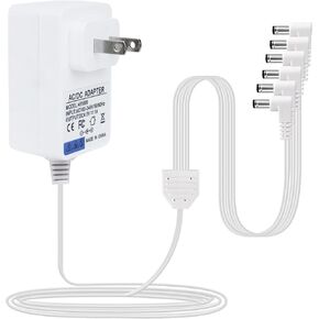 AC/DC4.5V1A Power Adapter with 6 Output sockets, Compatible with Lemax Lighting Accessory Power Converter, Suitable for X'Ma Micro Lighting Building Decoration and Accessories