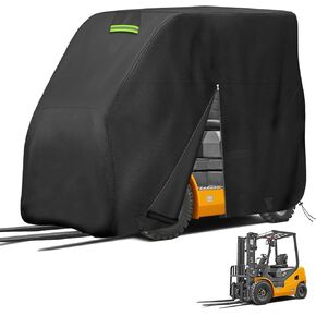 غطاء رافعة شوكية، 420D أكسفورد 100 بوصة طول × 45 بوصة عرض × 80 بوصة ارتفاع، مقاوم للماء، مقاوم للأشعة فوق البنفسجية، غطاء رافعة شوكية خارجي مقاوم للرياح يناسب جميع الرافعات الشوكية حتى 8000 رطل (100 بوصة طول × 45 بوصة عرض × 80 بوصة ارتفاع، أسود) in Kuwait