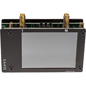 Nooelec NanoVNA v2 (S-A-A-2) - 50kHz-3GHz Open Hardware Vector Network Analyzer w/EMI Shielding, SOLT Calibration Kit & Cables. Support Innovation-Portion of Profits Donated to Original VNA Designer