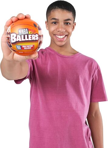 5 Surprise NBA Ballers Series 1 by ZURU, Collectible Mystery Capsule, Toy for Girls, Realistic Miniature Baby, Playset and Accessories in Saudi Arabia