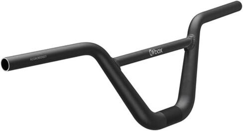 Box One Oversized Chromoly Bicycle Handlebar Tailored for Larger-Sized Racers, Heightened Responsiveness, Reduced Latency & Wall Thickness Gloss Black w/Pad Printing Finish in Saudi Arabia