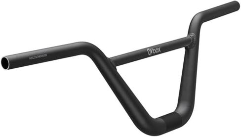Box One Oversized Chromoly Bicycle Handlebar Tailored for Larger-Sized Racers, Heightened Responsiveness, Reduced Latency & Wall Thickness Gloss Black w/Pad Printing Finish in Saudi Arabia