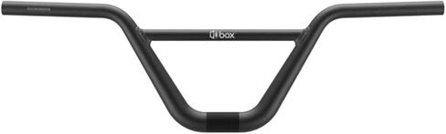 Box One Oversized Chromoly Bicycle Handlebar Tailored for Larger-Sized Racers, Heightened Responsiveness, Reduced Latency & Wall Thickness Gloss Black w/Pad Printing Finish in Saudi Arabia