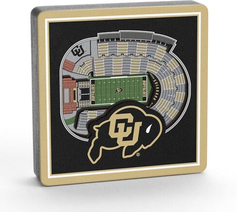 YouTheFan NCAA Colorado Buffaloes 3D StadiumView Magnets in Saudi Arabia