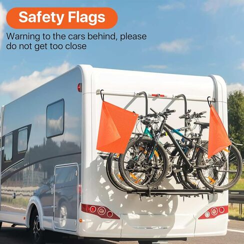 8 قطع أعلام أمان مقاس 18 × 18 بوصة، علم تحذير كبير الحجم مزود بحلقات وحبل بنجي، علم أحمر شبكي مقاوم للطقس لأحمال الشاحنات والسيارات ومقطورة القارب in Kuwait