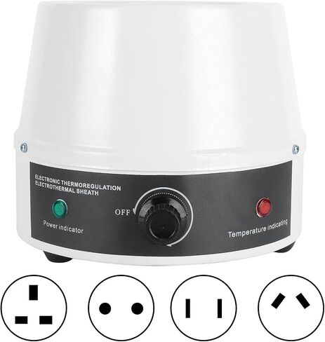 Heating Mantle 500ml/ 1000ml,Magnetic Stirrer Heating Mantle 250W/300W, Thermostatic Electric Heating Jacket Electric Heating Mantle Lab Heating Mantle for Liquid Heating(500mL 250W AU Plug) in Saudi Arabia