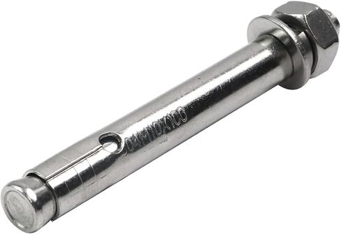 Xiaoyztan 5 Pcs Stainless Steel External Expansion Screws Heavy Duty Concrete Wall Bolts Molly Bolt Metal Sleeve Bolt Dry Wall Anchors (M10x100mm Bolt 12mm Hole) in Saudi Arabia