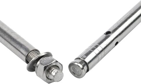 Xiaoyztan 5 Pcs Stainless Steel External Expansion Screws Heavy Duty Concrete Wall Bolts Molly Bolt Metal Sleeve Bolt Dry Wall Anchors (M10x100mm Bolt 12mm Hole) in Saudi Arabia