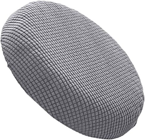 قطعة واحدة من أغطية البراز دائرية، غطاء مقعد مستدير قابل للتنفس للغاية، وسادة مقعد 12 قابلة للتمدد ومقاومة للتجاعيد وقابلة للغسل والغبار - وسادة واحدة فقط باللون الرمادي in Kuwait