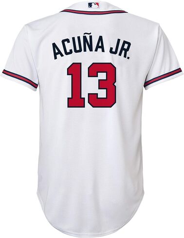 Ronald Acuna Jr. Atlanta Braves MLB Boys Youth 8-20 Player Jersey in Saudi Arabia