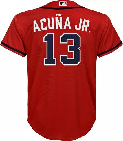 Ronald Acuna Jr. Atlanta Braves MLB Boys Youth 8-20 Player Jersey in Saudi Arabia