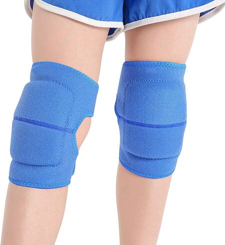 Kids Adjustable Knee Pad Protective Gear Soft Sponge Dance Kneepad Youth Boys Girls Non-Slip Knee Brace Stabilized Cushion Breathable Knee Pad Support for Dancing Skating Sport Football Cycling l Pair in Saudi Arabia