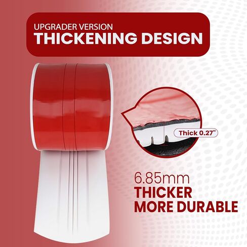 واقي عارضة للقوارب المصنوعة من الألياف الزجاجية وقارب الألومنيوم، يحمي القارب من الصخور والشاطئ والمنحدر، لاصق فائق وواقي حماية لعارضة القارب بسمك 0.27 بوصة، سهل التركيب، عرض 5.2 بوصة، طول 6 أقدام in Kuwait