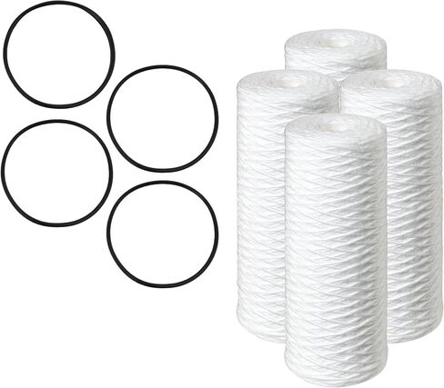 CFS COMPLETE FILTRATION SERVICES EST.2006 Compatible Replacement for PC40 & 10" Housing Models. 5 Micron Sediment Replacement Filter by CFS (Pack of 2) in Saudi Arabia