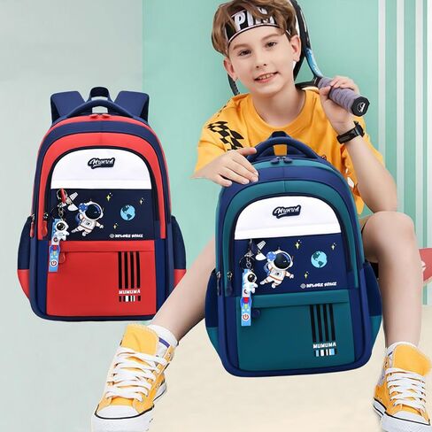 MITOWERMI Astronaut Backpack for Boys School Bags Space Kids Backpack for School Elementary Book Bags Girls Lightweight Travel Back Packs Black in Saudi Arabia