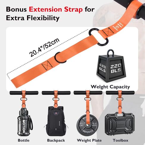 FitBeast Forearm Strengthener & Wrist Roller with Thickened Handle, Forearm Exerciser with Adjustable Nylon Strap, 220lbs Capacity - Ideal for Wrist, Forearm, Grip, and Arm Workouts, Grip Strength Trainer in Saudi Arabia