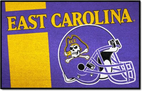 سجادة FANMATS 19649 East Carolina Pirates Starter Mat - 19 بوصة. × 30 بوصة. | تصميم موحد لسجادة ديكور المنزل لمحبي الرياضة وبساط خلفي in Saudi Arabia