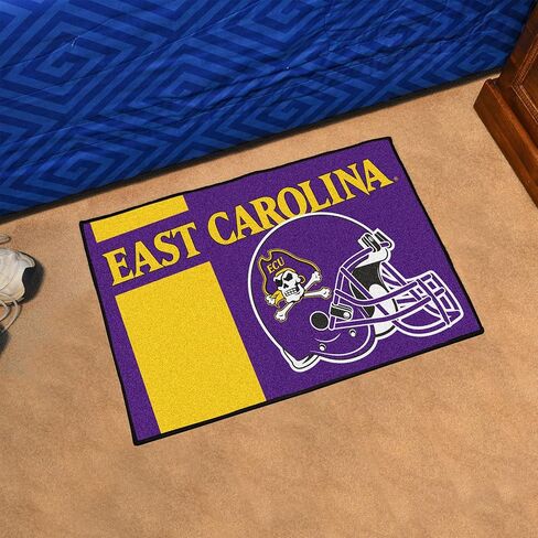 سجادة FANMATS 19649 East Carolina Pirates Starter Mat - 19 بوصة. × 30 بوصة. | تصميم موحد لسجادة ديكور المنزل لمحبي الرياضة وبساط خلفي in Saudi Arabia