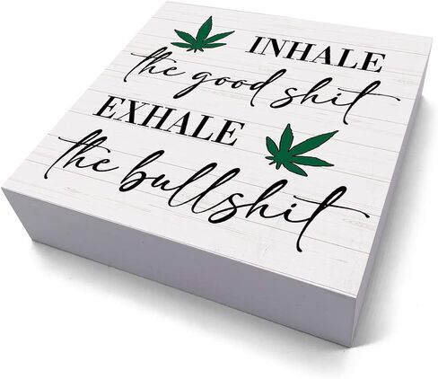 Funny Bathroom Sign Bathroom Decor Desk Decor Wooden Box Sign Rustic Black Wood Block Plaque Box Sign for Home Farmhouse Restroom Toilet Shelf Table Decoration If You Sprinkle When Tinkle Sign in Saudi Arabia