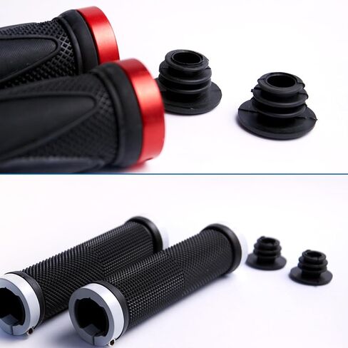 10PCS Handlebar End Plugs, 2.7 cm/1 Inch Bike Handlebar End Caps, Rubber Handlebar Plugs, Mountain Bike Handlebar Ends Bike Cable End Caps for Most Bicycle Grip Bar End Plugs(Black) in Saudi Arabia