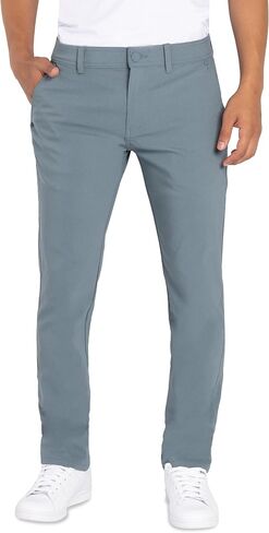 X RAY Stretch Slim Fit Golf Pants Men with Pockets - Tapered Lightweight Mens Golf Pants (Available in 30-38) in Kuwait